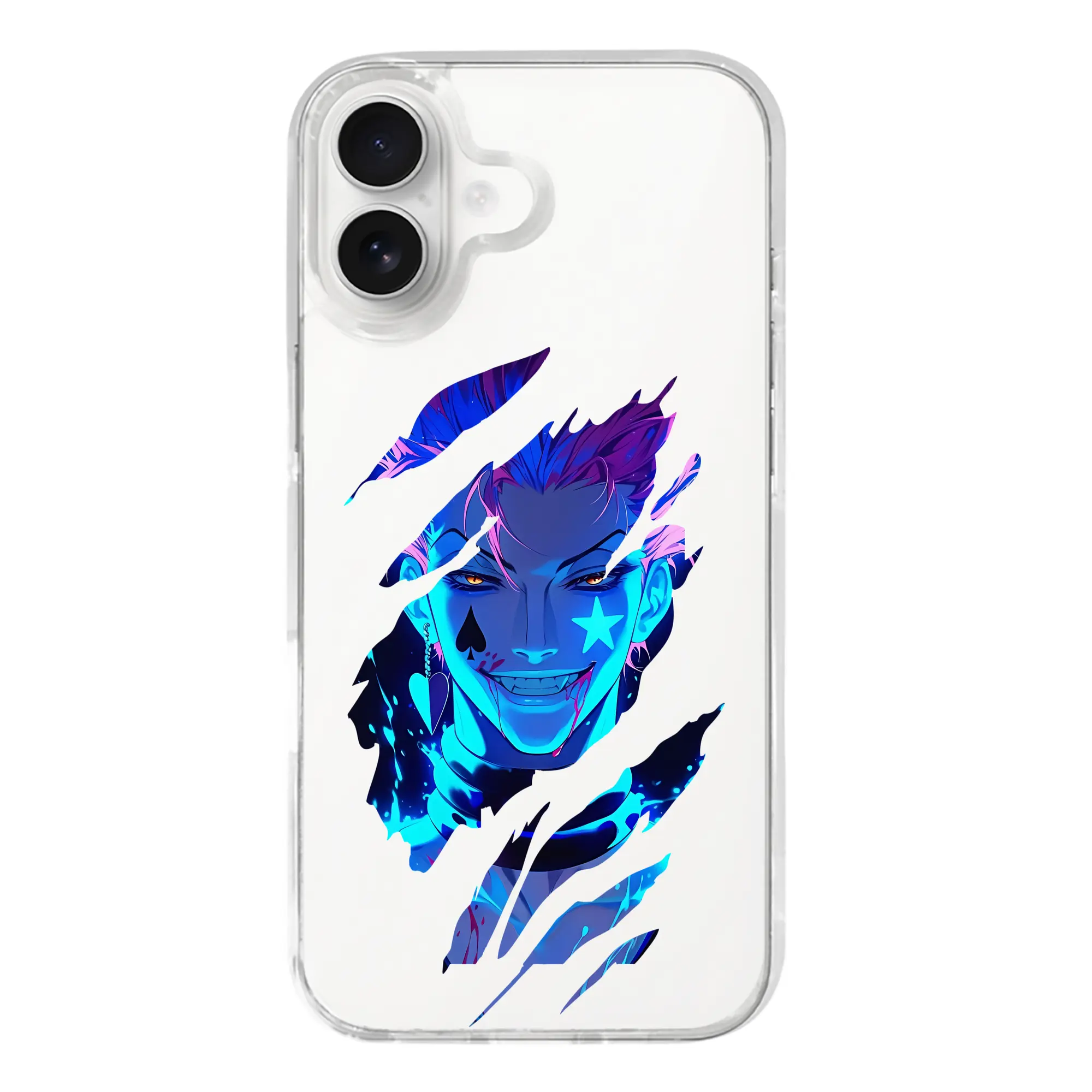 ハンター×ハンター グッズ ヒソカ＝モロウ - iPhone 17シリーズ 透明スマホケース – 薄型・耐衝撃・精密フィット保護カバー